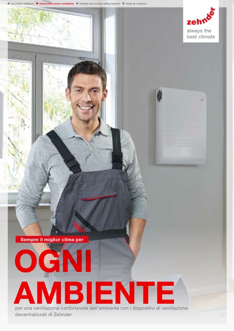 Zehnder Systems - Catalogo Dispositivi di ventilazione decentralizzati