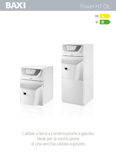 Baxi - Catalogo Power HT OIL (agg.to 11/2018)