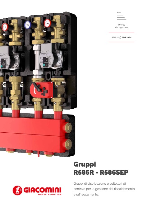 Giacomini - Catalogo Gruppi R586R - R586SEP