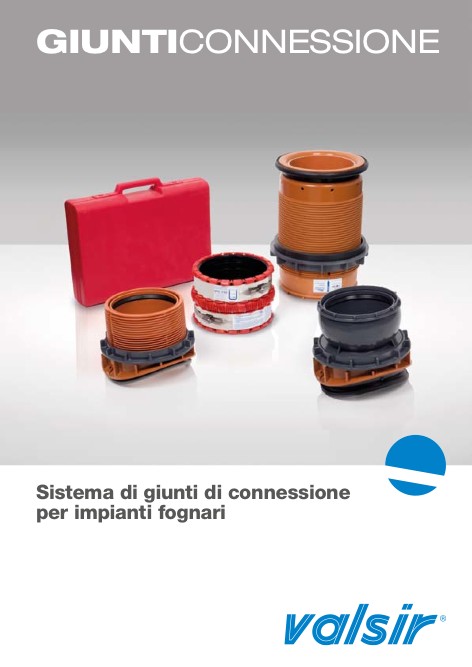 Valsir - Catalogo GIUNTI CONNESSIONE