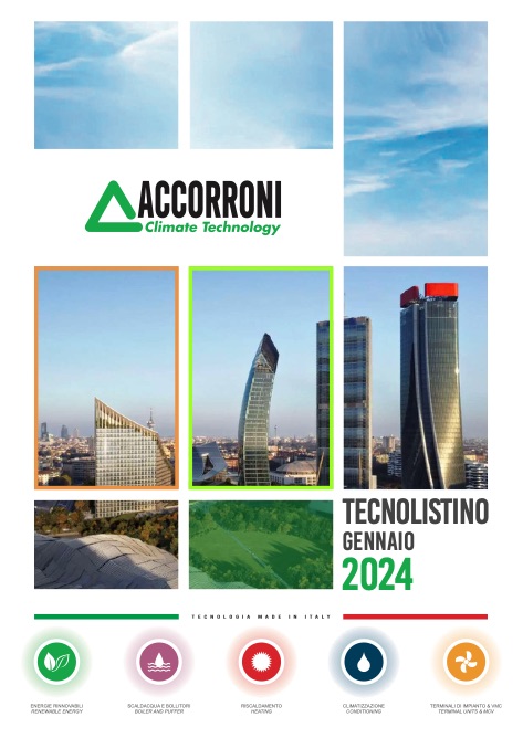 Accorroni - Listino prezzi Gennaio 2024