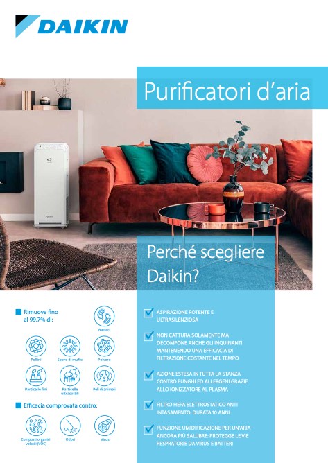 Daikin - Catalogo Purificatori d’aria