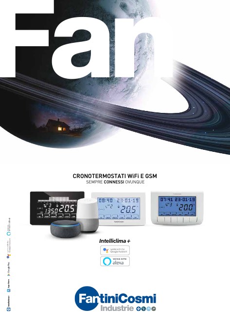 Fantini Cosmi - Catalogo CRONOTERMOSTATI WiFi E GSM