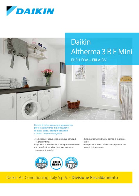 Daikin Riscaldamento - Catalogo Altherma 3 R F MINI