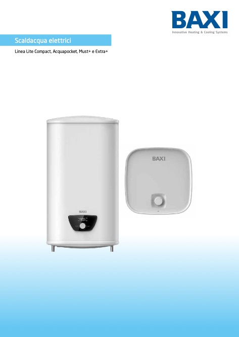 Baxi - Catalogo Scaldacqua elettrici