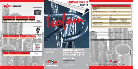 Isofom - Listino prezzi 03 2013