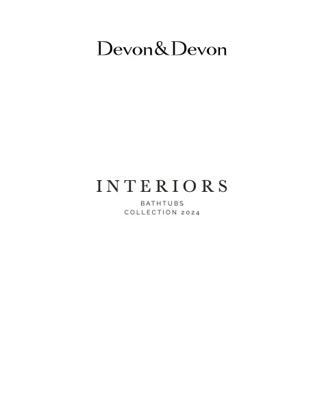 Devon&Devon - Listino prezzi Bathtubs