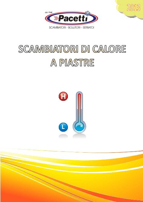 Pacetti - Catalogo Scambiatori di calore a piastre