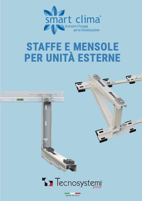 Tecnosystemi - Catalogo Smart Clima - Staffe e mensole per unità esterne