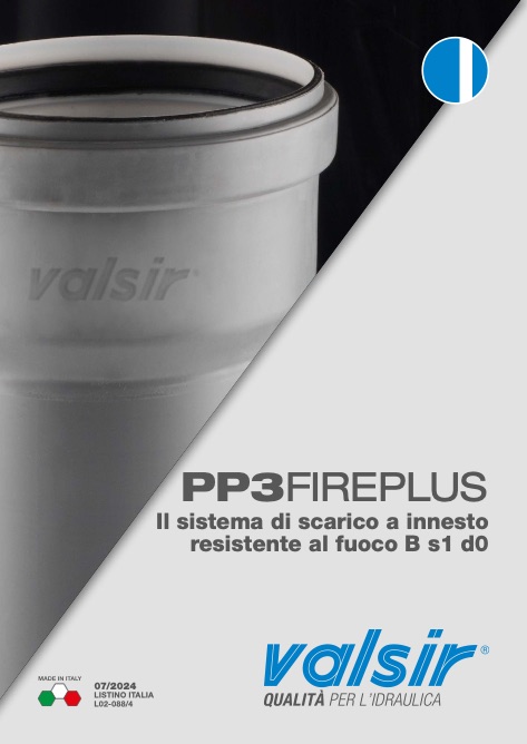 Valsir - Listino prezzi PP3 FIREPLUS