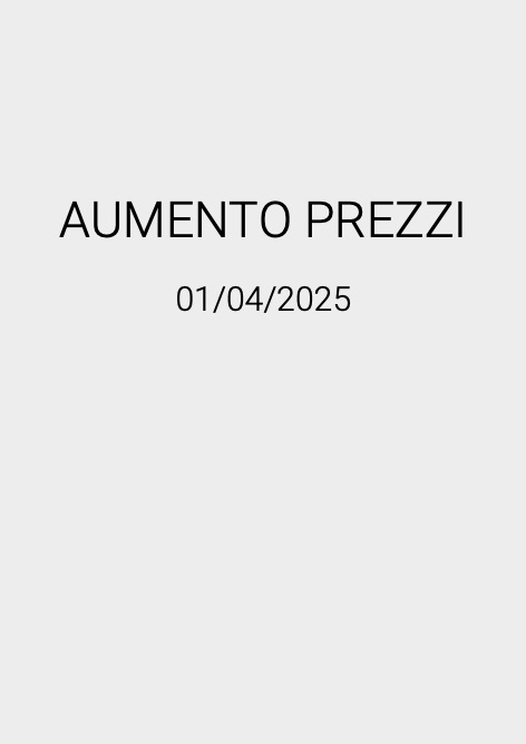 Dornbracht - Listino prezzi AUMENTO PREZZI