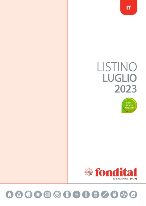 Fondital - Listino prezzi Luglio 2023 (Rev. 05-2024)