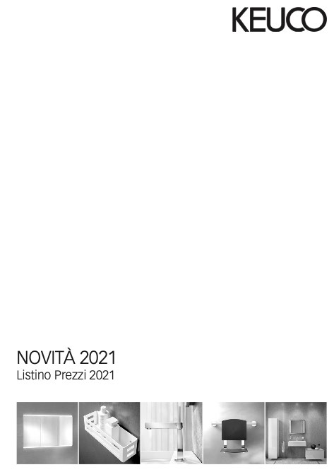 Keuco - Listino prezzi Novità 2021