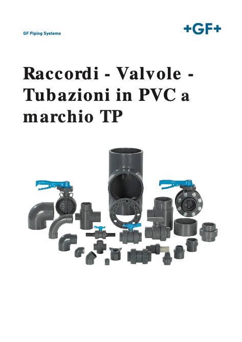 Georg Fischer - Listino prezzi Raccordi - Valvole - Tubazioni in PVC a marchio TP