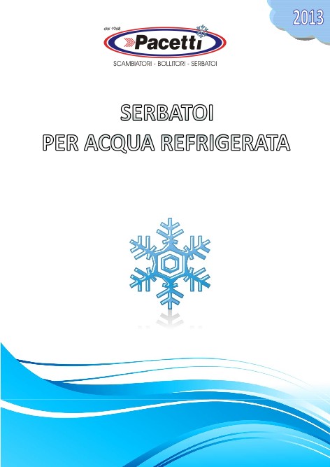 Pacetti - Catalogo Serbatoi per acqua refrigerata