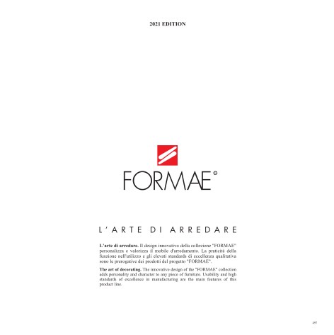 Colombo Design - Catalogo L'arte di arredare - Formae