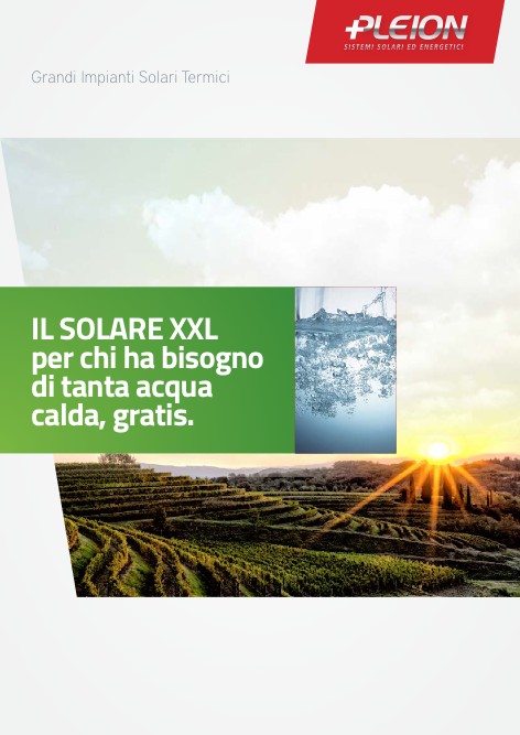 Pleion - Catalogo Grandi impianti solari termici - Agricoltura