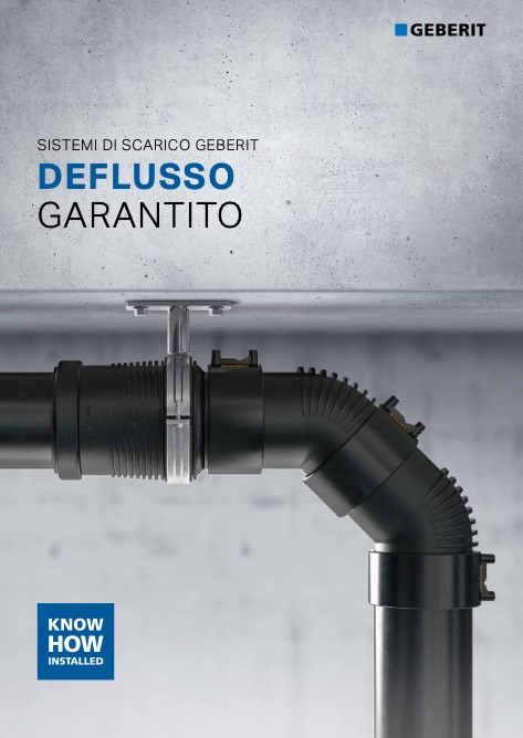 Geberit - Catalogo Deflusso garantito - Sistemi di scarico