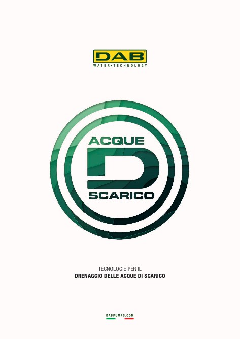 Dab Pumps - Catalogo ACQUE DI SCARICO