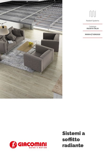 Giacomini - Catalogo Sistemi a soffitto radiante