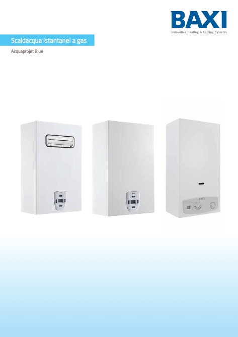 Baxi - Catalogo Acquaprojet