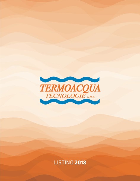 Termoacqua - Listino prezzi 2018