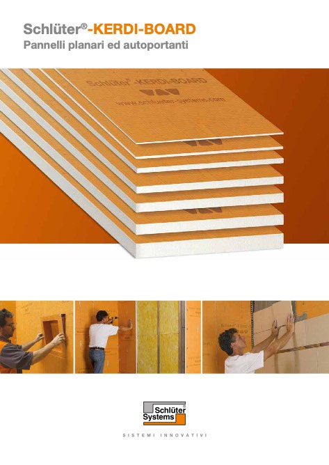 Schluter - Catalogo KERDI BOARD