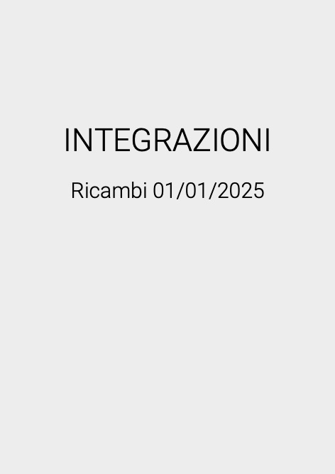 SFA - Sanitrit - Listino prezzi Integrazioni 2025 (Ricambi)