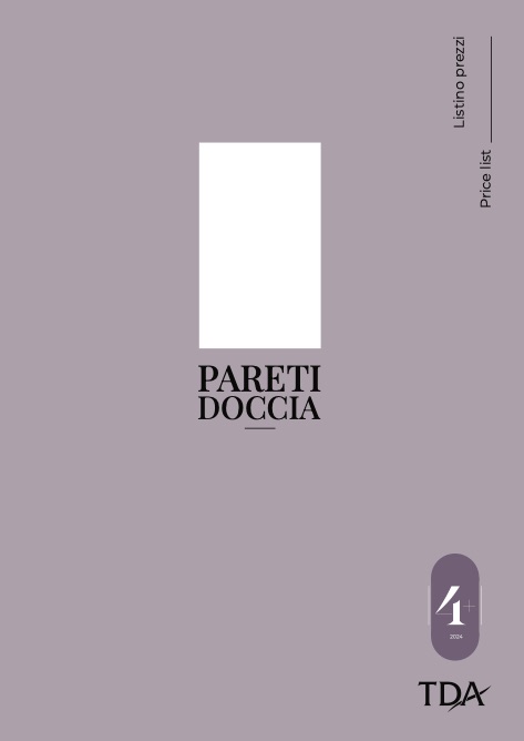 Tda - Listino prezzi Pareti Doccia