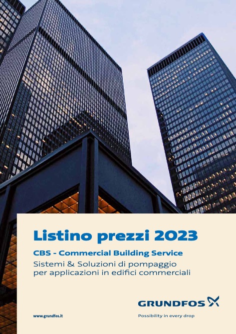 Grundfos - Listino prezzi CBS 2023