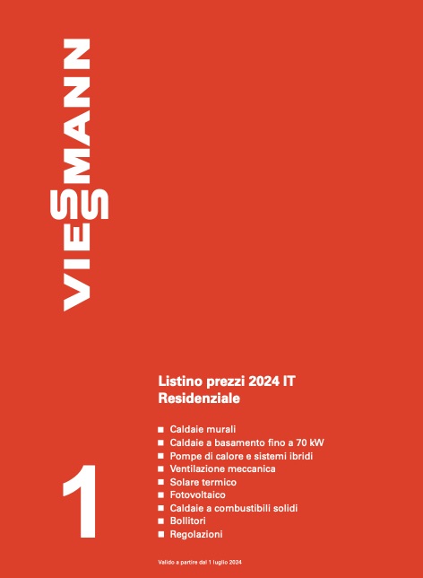 Viessmann - Listino prezzi 1 - Residenziale 2024