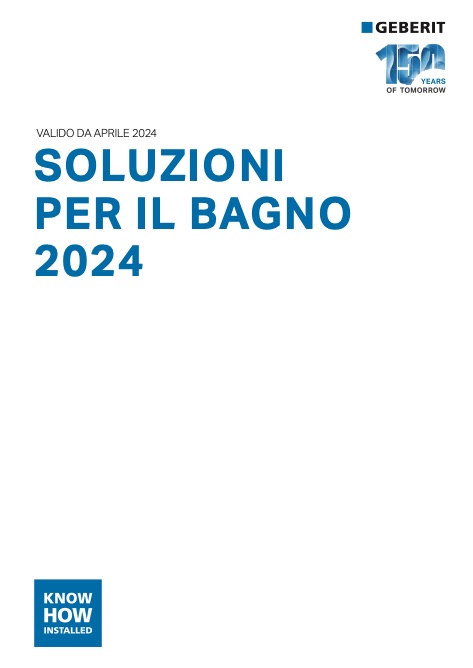 Geberit - Listino prezzi Soluzioni per il bagno