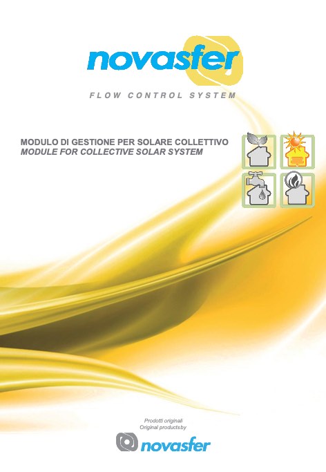 Novasfer - Catalogo MODULO DI GESTIONE PER SOLARE COLLETTIVO