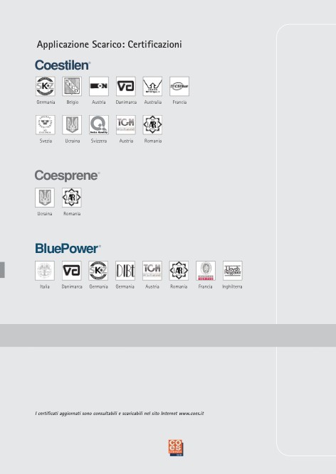 Coes - Catalogo Scarico