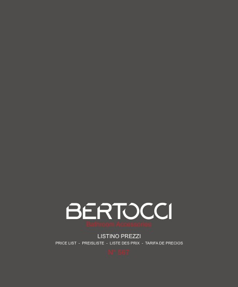 Bertocci - Listino prezzi 2015