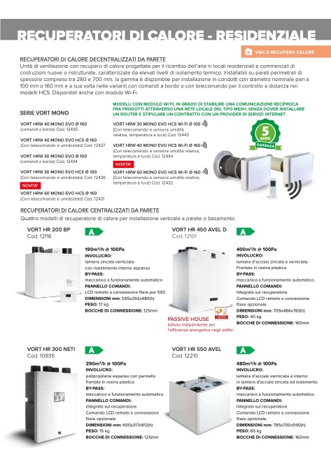 Vortice - Catalogo VMC