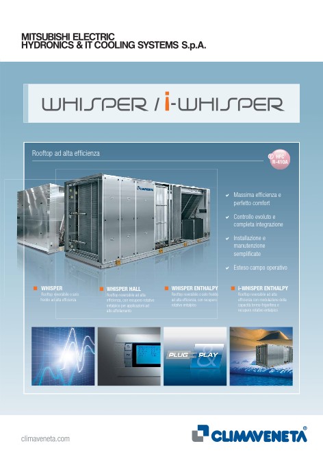 Climaveneta - Catalogo WHISPER  e i-WHISPER