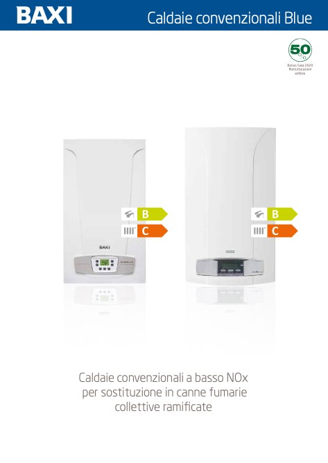 Baxi - Catalogo Caldaie convenzionali Blue