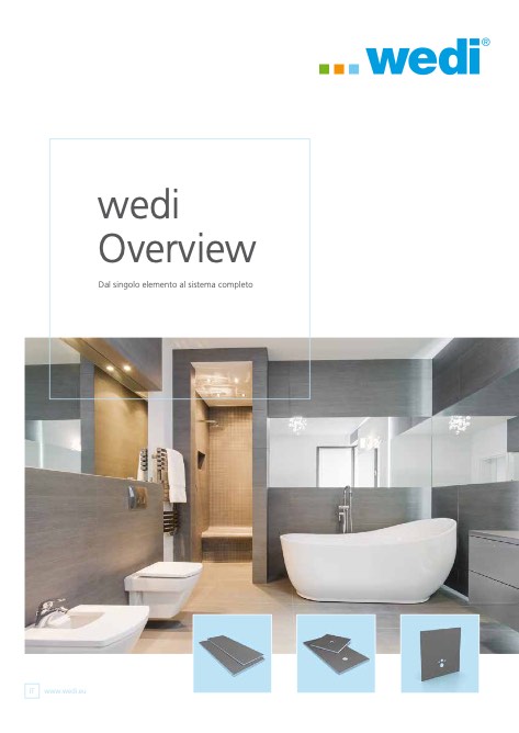 Wedi - Catalogo OVERVIEW