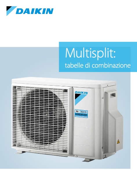 Daikin - Catalogo Tabelle di combinazione