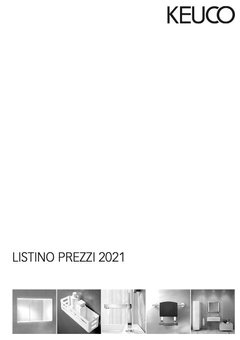 Keuco - Listino prezzi 2021