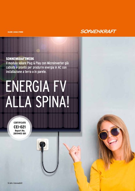 Sonnenkraft - Catalogo ENERGIA FV