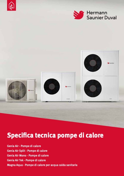 Hermann Saunier Duval - Catalogo Specifica tecnica pompe di calore