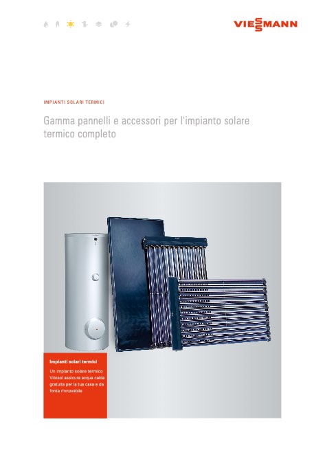 Viessmann - Catalogo IMPIANTI SOLARI TERMICI