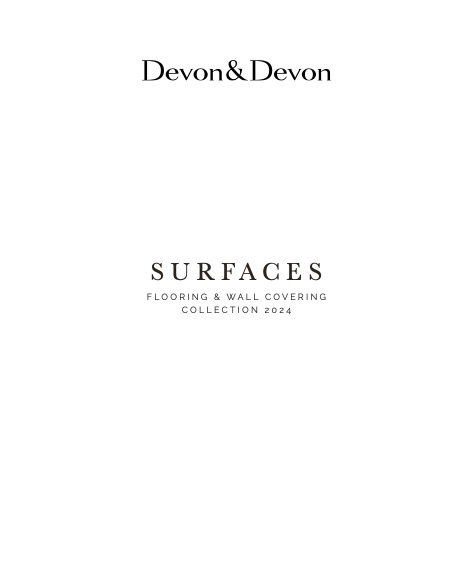 Devon&Devon - Listino prezzi Surfaces 2024 - Flooring & Wall Covering