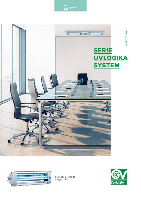 Vortice - Catalogo SERIE UVLOGIKA SYSTEM