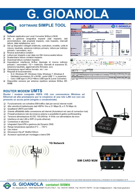 Gioanola - Catalogo Software simple tool