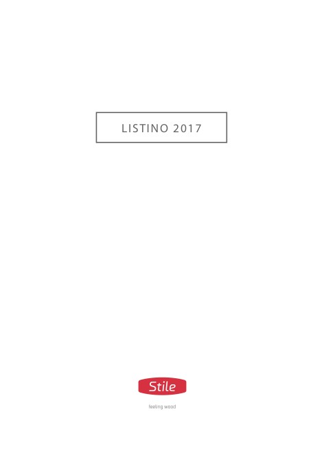 Stile - Listino prezzi 2017