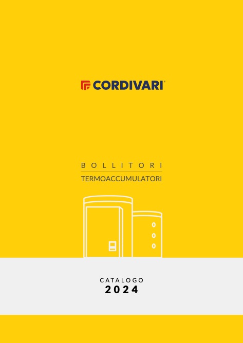 Cordivari - Catalogo Bollitori | Termoaccumulatori