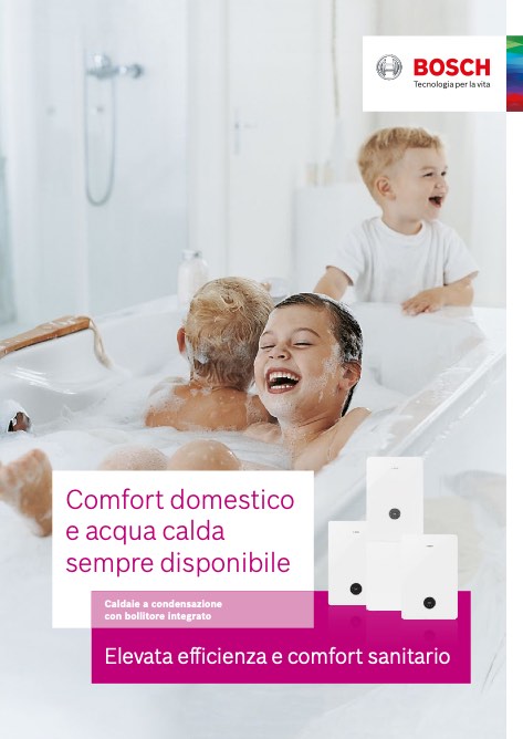 Bosch Termotecnica - Catalogo Gamma nuove caldaie a condensazione con bollitore integrato